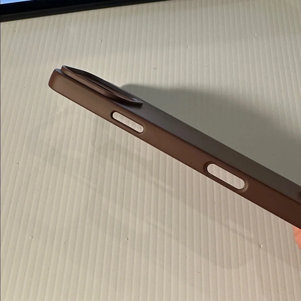 Nudient iPhone 16 Pro Max Thin Case in brown